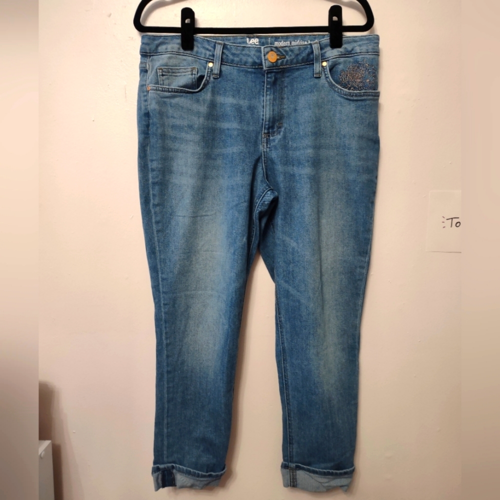 Midrise Boyfriend Jeans Lee Riders 14/32R